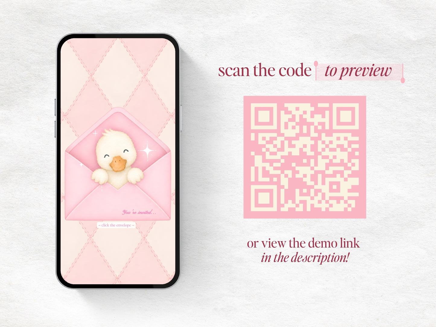 Silly Goose Baby Shower Website - Pink