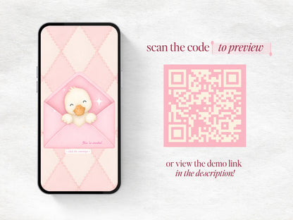Silly Goose Baby Shower Website - Pink