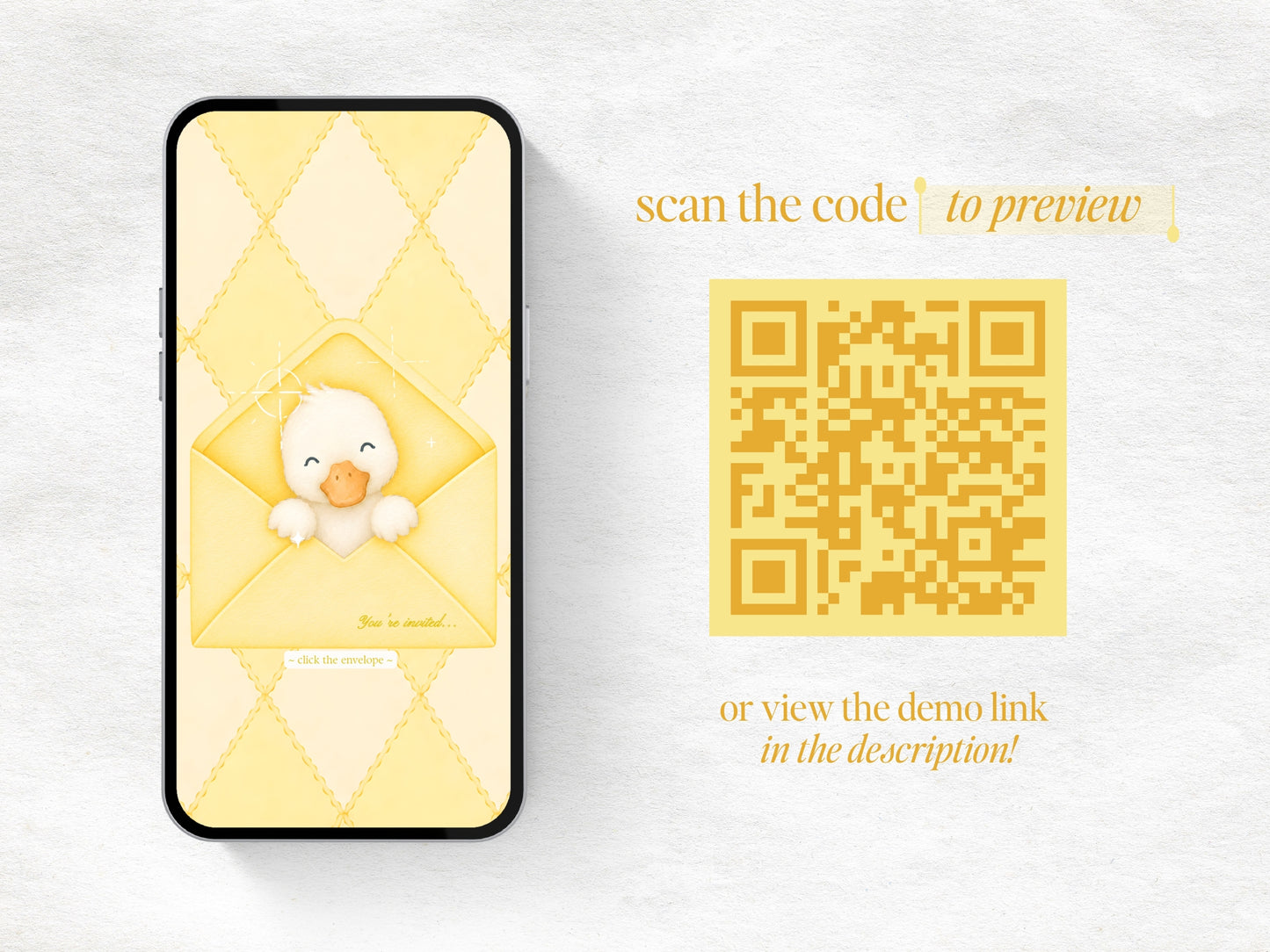 Silly Goose Baby Shower Website - Yellow