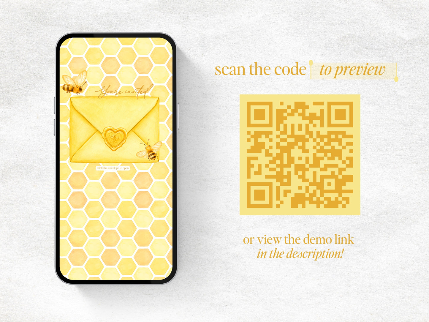 A Little Honey is On the Way Baby Shower Website - Boy