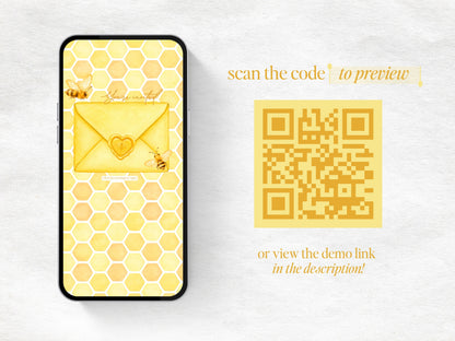 A Little Honey is On the Way Baby Shower Website - Girl